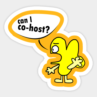 can I co-host? Sticker